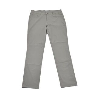 Peter Millar EB66 Mens 36x32 Chino Pants Khaki Beige Classic Fit 2-Way Stretch